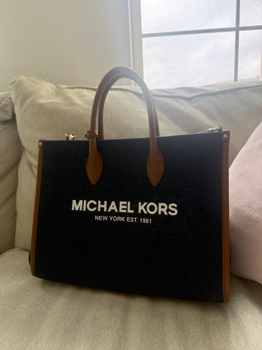 Michael Kors Denim Tote Bag
